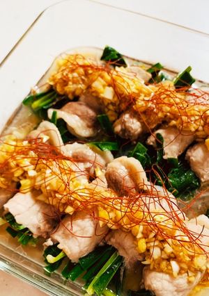 レンチンで簡単♬ニラの肉巻き〜ネギソース-レシピのメイン写真