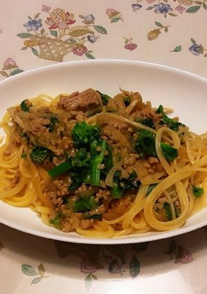 ジタンさんの菜の花パスタ-レシピのメイン写真