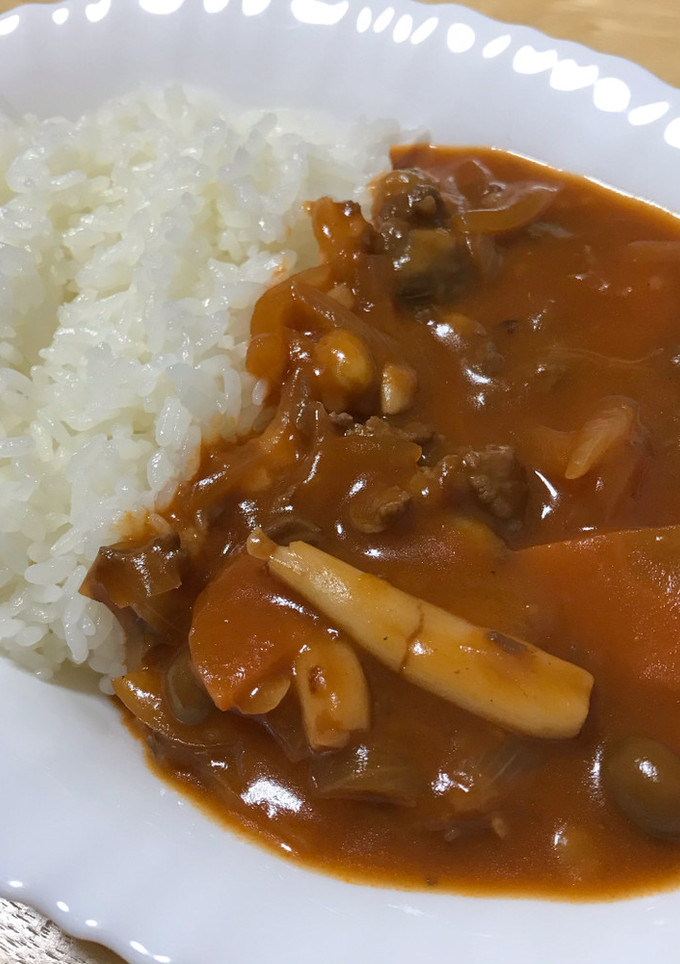 ルー不要！常備材料で☆節約ハヤシライス-レシピのメイン写真