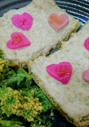 ひな祭り♥️鶏ミンチ肉の油揚げ焼き-レシピのメイン写真
