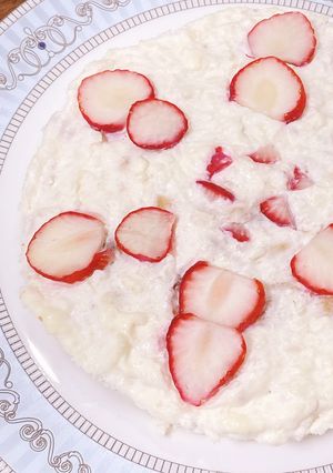 なおみんの苺バナナレアチーズケーキ-レシピのメイン写真