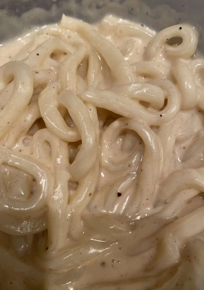 カルボナーラ風シチューうどん-レシピのメイン写真