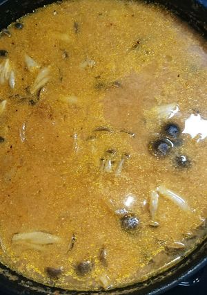 鶏ももキノコトマト煮込みパスタにストック-レシピのメイン写真