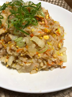 白菜と鶏肉のチャーハン-レシピのメイン写真
