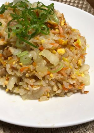白菜と鶏肉のチャーハン-レシピのメイン写真