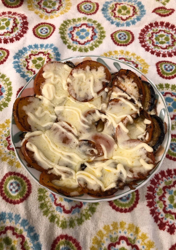 何もしたくない日　ナスとトマトのチーズ焼-レシピのメイン写真
