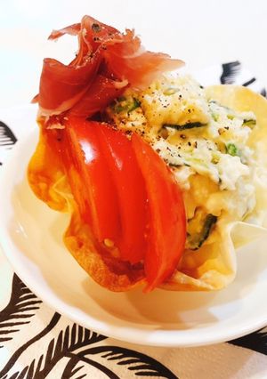 わたしのポテトサラダ　食べられる器で-レシピのメイン写真