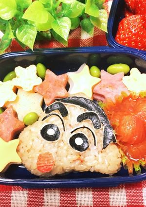 キャラ弁　クレヨンしんちゃん-レシピのメイン写真