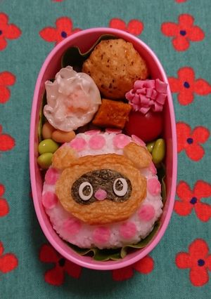キャラ弁♥️たぬき-レシピのメイン写真