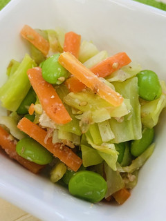 キャベツと枝豆の簡単あえ物-レシピのメイン写真