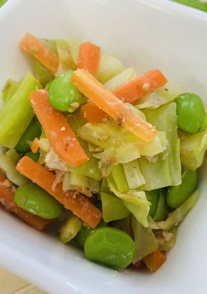 キャベツと枝豆の簡単あえ物-レシピのメイン写真