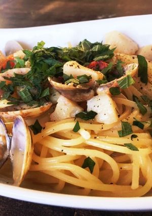 魚介のクリームパスタ-レシピのメイン写真