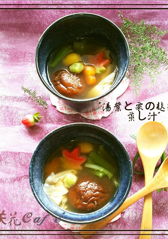 ⁂湯葉＊蓮根と栗麩の蒸し椀⁂-レシピのメイン写真