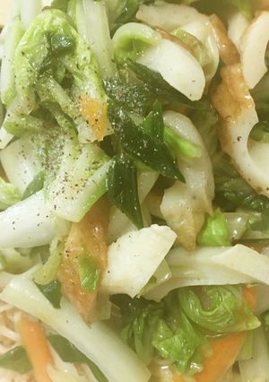 サッポロ一番しょうゆ味であんかけ焼きそば-レシピのメイン写真