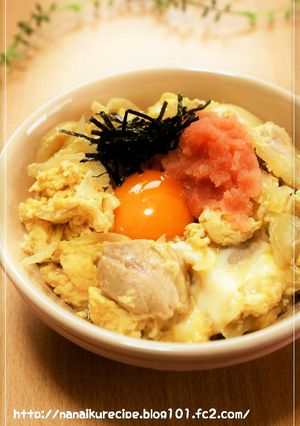 Wたまごの明太親子丼-レシピのメイン写真