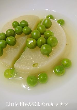 大根とグリンピース の煮物-レシピのメイン写真