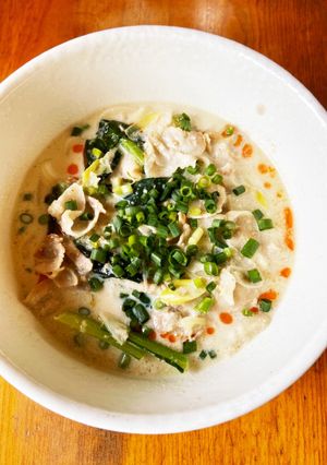 豚ばら豆乳うどん-レシピのメイン写真