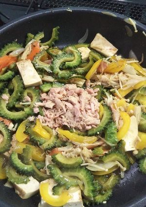 えのきとシーチキンのゴーヤチャンプルー-レシピのメイン写真