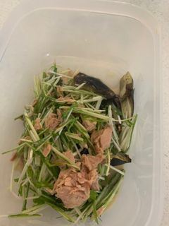 水菜と茄子の柚子胡椒サラダ-レシピのメイン写真