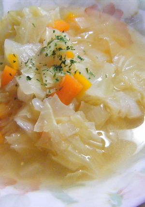 シンプルがおいしい☆野菜のコンソメスープ-レシピのメイン写真