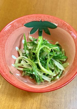 水菜の簡単！温サラダ-レシピのメイン写真