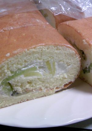 キウイのロールケーキ-レシピのメイン写真