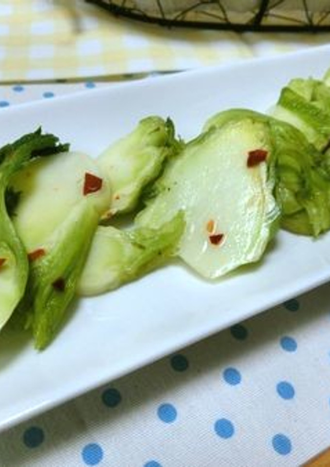 これは美味い♪蕾菜(子持ち高菜)の浅漬け-レシピのメイン写真