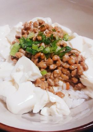 超簡単！混ぜるだけ♡納豆腐ご飯♡-レシピのメイン写真