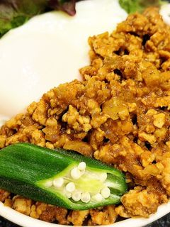 ウチのアレ♡お弁当にも!キーマカレー丼-レシピのメイン写真