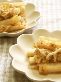 長いも・えのき・生姜の簡単塩コショウ炒め-レシピのメイン写真