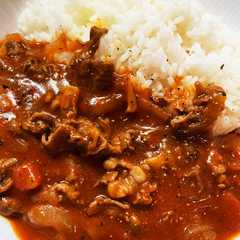 A picture of ルー不要！トマト缶でハヤシライス.