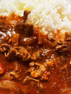 ルー不要!トマト缶でハヤシライス-レシピのメイン写真