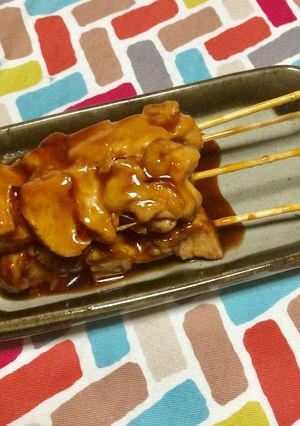 超簡単☆お家で居酒屋♫たれ味の焼き鳥♡-レシピのメイン写真