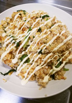 [簡単]鮭フレークとレタスのチャーハン-レシピのメイン写真