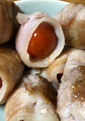 トマトの豚バラ巻き-レシピのメイン写真