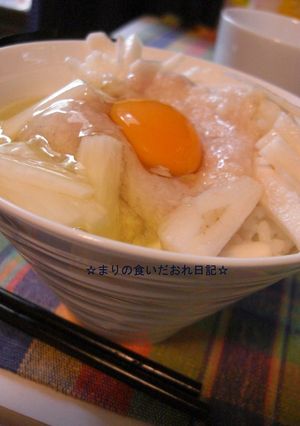 2つの食感♪シャキ&トロ~長いもの卵ご飯-レシピのメイン写真