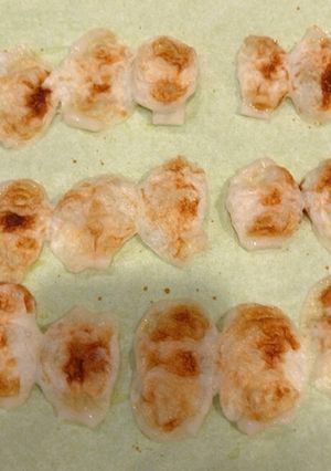レンジで簡単、切り餅で、バター醤油餅煎餅-レシピのメイン写真