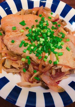 ❄︎豚肉とキノコのマヨソテー❄︎-レシピのメイン写真