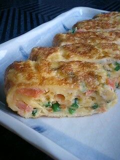 鮭フレークで卵焼き-レシピのメイン写真