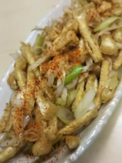 油揚げのネギ炒め-レシピのメイン写真