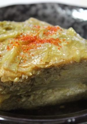炊飯器で簡単!白菜と豚ひき肉の重ね煮-レシピのメイン写真