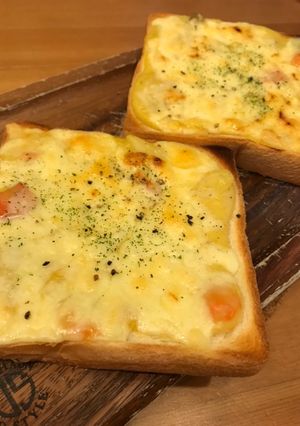 1人分余ったシチューで家族皆の朝ごパン☆-レシピのメイン写真