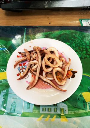 イカの甘酢と白ワイン炒め-レシピのメイン写真