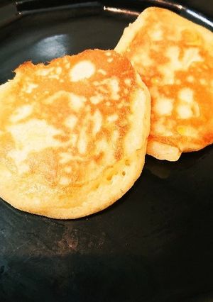 超簡単で優しい甘さのコーン入りパンケーキ-レシピのメイン写真