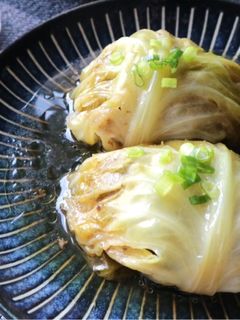 和風ロールキャベツ(肉だね活用)-レシピのメイン写真