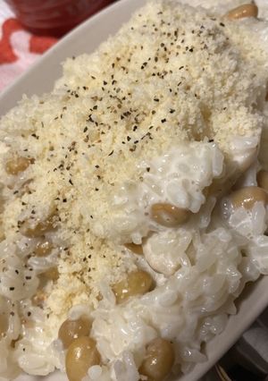 ［筋肉増］チキンと大豆のクリームリゾット-レシピのメイン写真