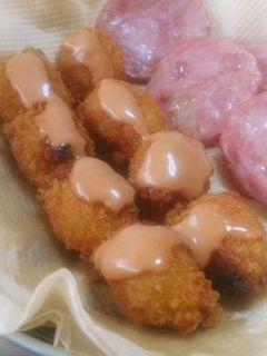 ウズラ卵フライにオーロラソース-レシピのメイン写真