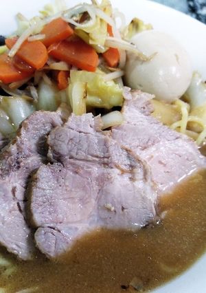 欲張りさんのゴマ味噌ラーメン-レシピのメイン写真