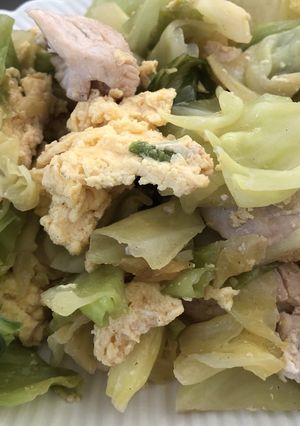 春キャベツととりムネのマヨ炒め-レシピのメイン写真