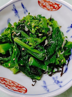 菜の花の塩昆布じゃこ和え-レシピのメイン写真
